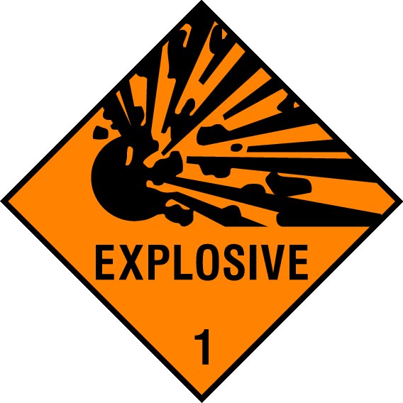 Explosive Signs and Stickers