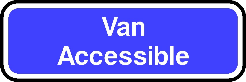 Van Accessible Signs and Stickers