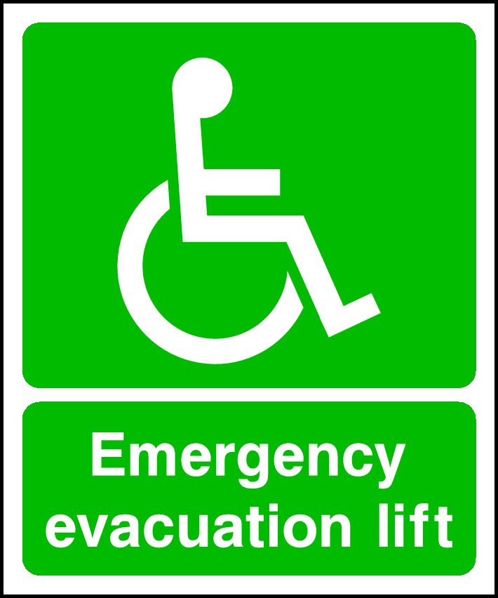 Emergency Lift Signs and Stickers