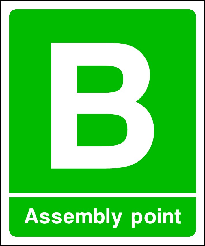Assembly Point Signs and Stickers