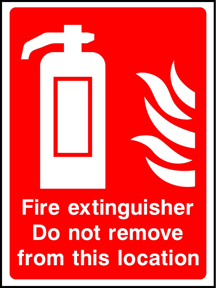 Fire Extinguisher Signs and Stickers