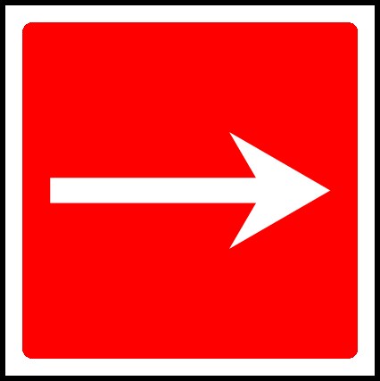 Fire Equipment Arrow Signs and Stickers