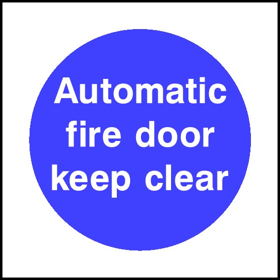 Fire Door Keep Clear Signs and Stickers