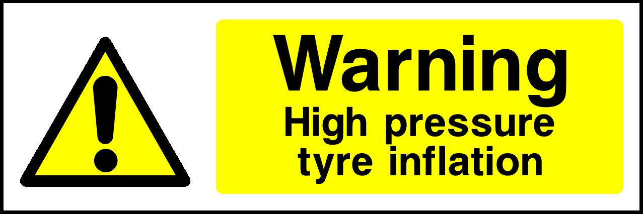 Tyre Inflation Signs and Stickers
