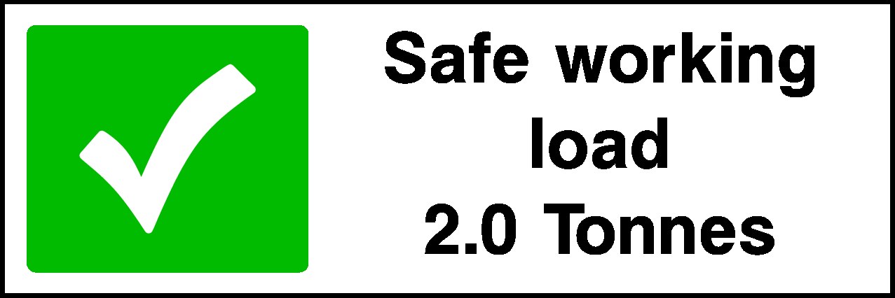 Safe Working Load Signs and Stickers