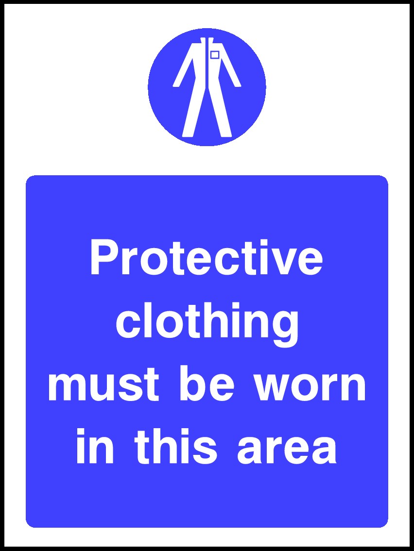 Protective Clothing Signs and Stickers