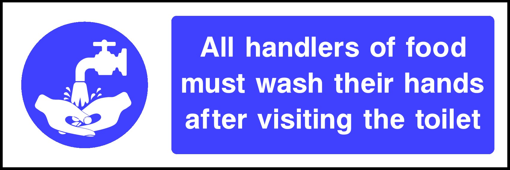 Wash Your Hands Signs and Stickers