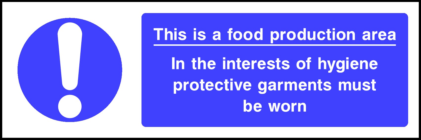 Food Production Signs and Stickers