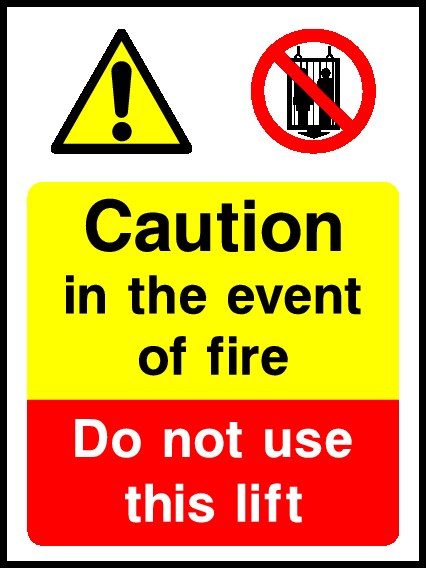 Do Not Use This Lift Signs and Stickers