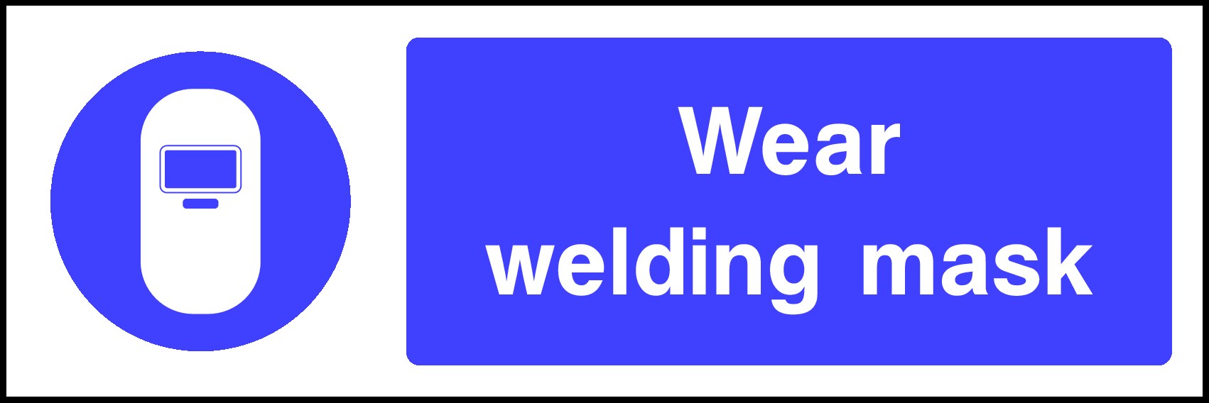 Welding Mask Signs and Stickers