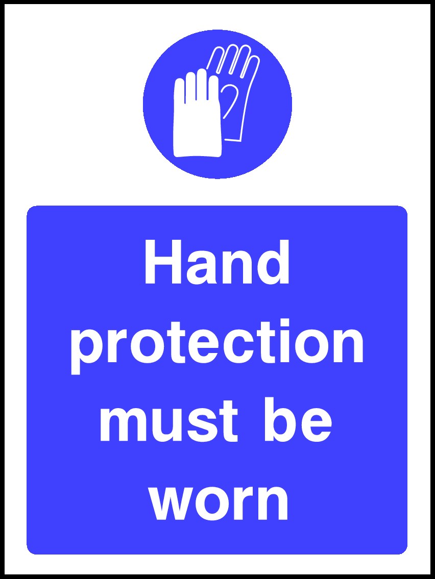 Hand Protection Signs and Stickers