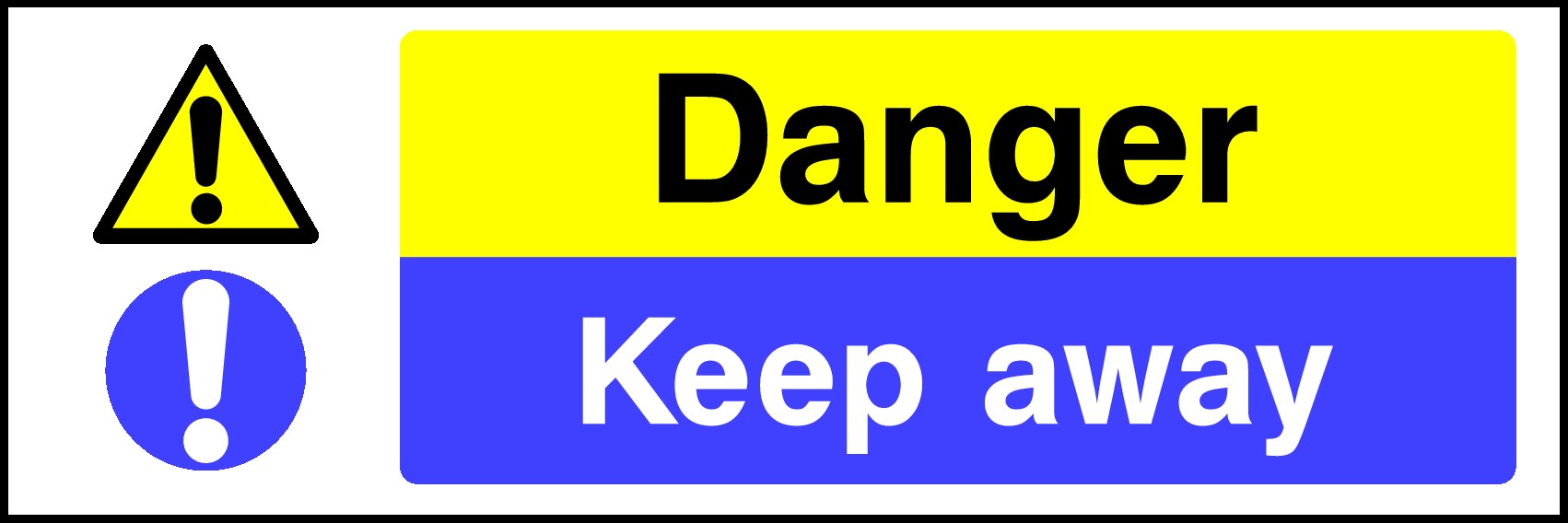 Keep Away Signs and Stickers
