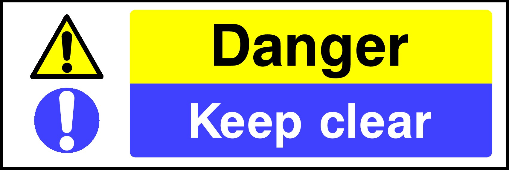 Keep Clear Signs and Stickers
