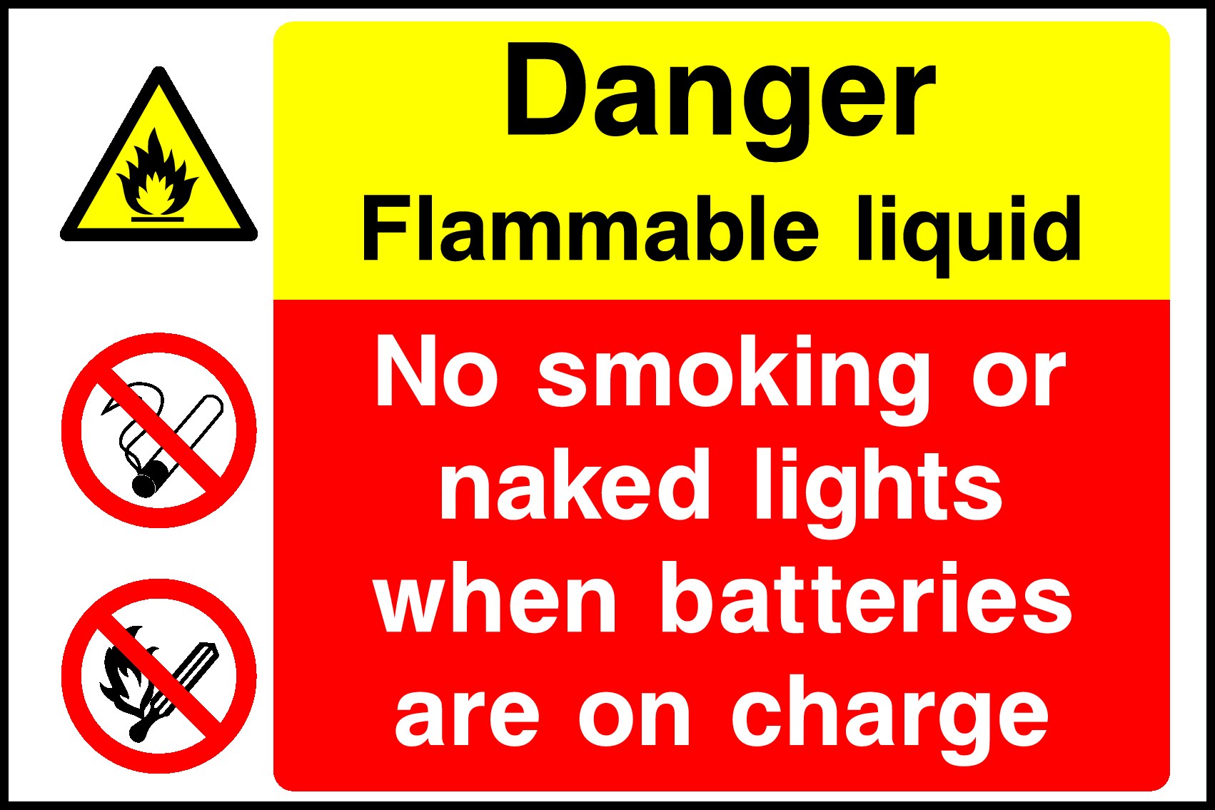 Flammable Liquid Signs and Stickers