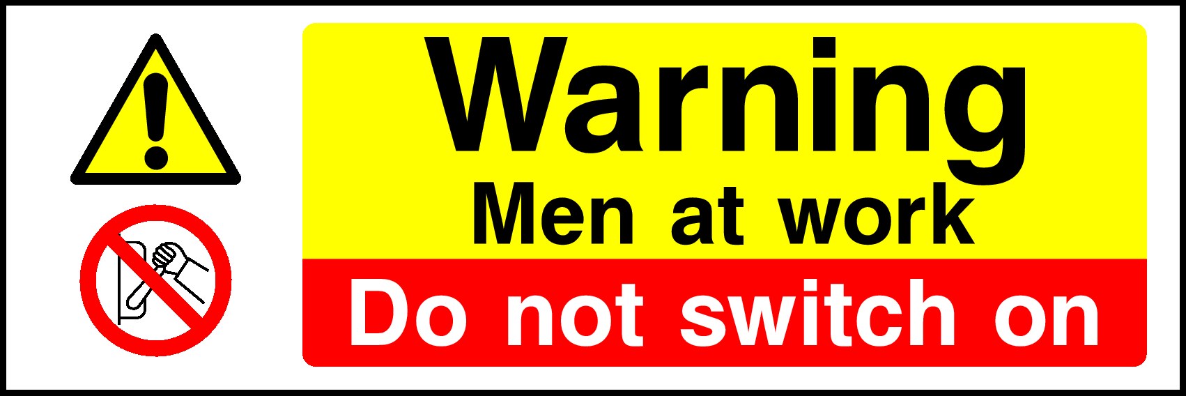 Men At Work Signs and Stickers