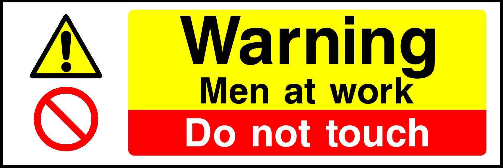 Men At Work Signs and Stickers