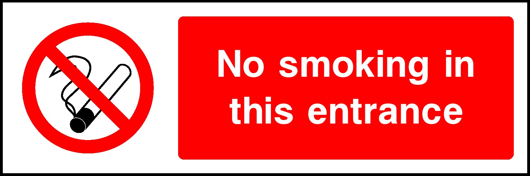 No Smoking Signs and Stickers