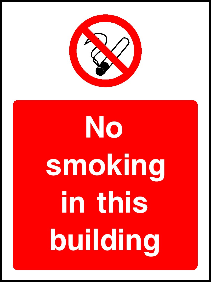 No Smoking Signs and Stickers