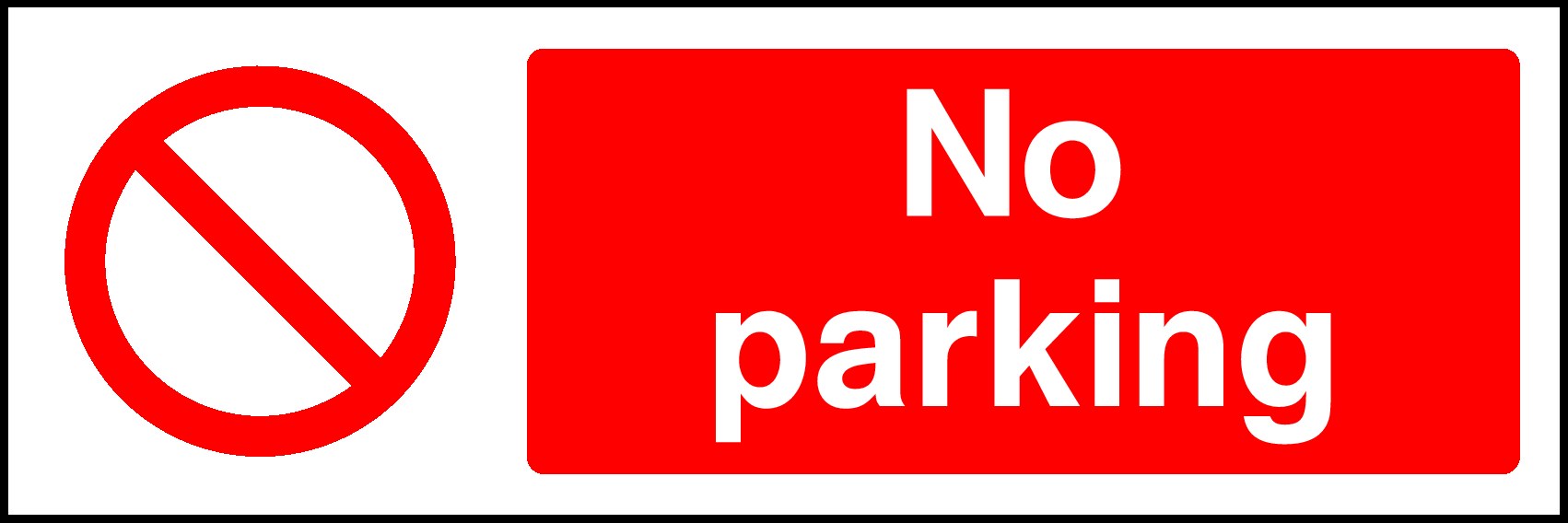 No Parking Signs and Stickers