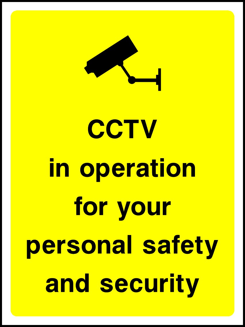 CCTV In Operation Signs and Stickers