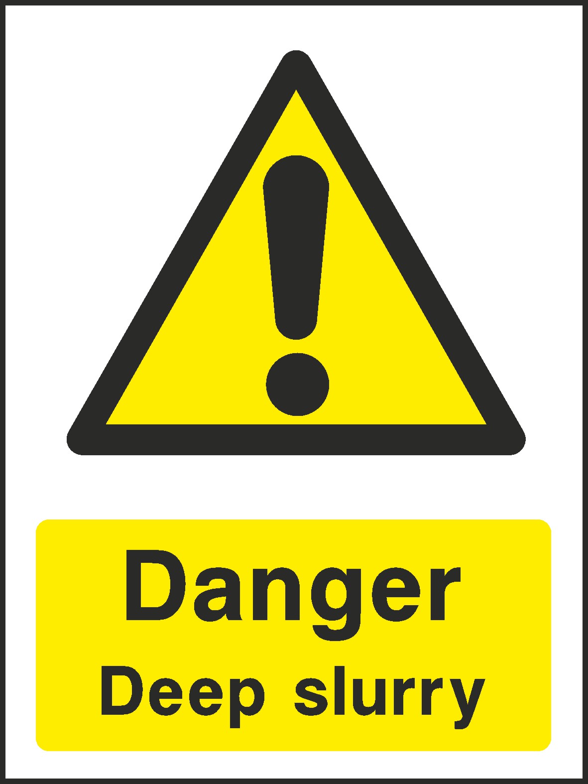 Deep Slurry Signs and Stickers