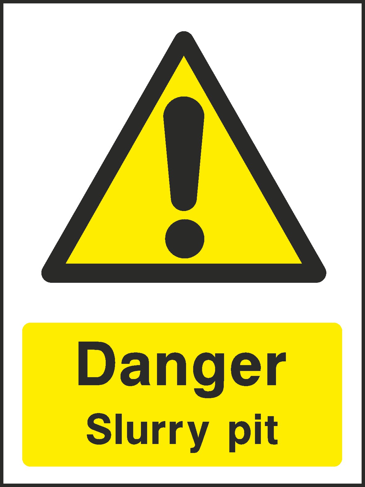 Slurry Pit Signs and Stickers