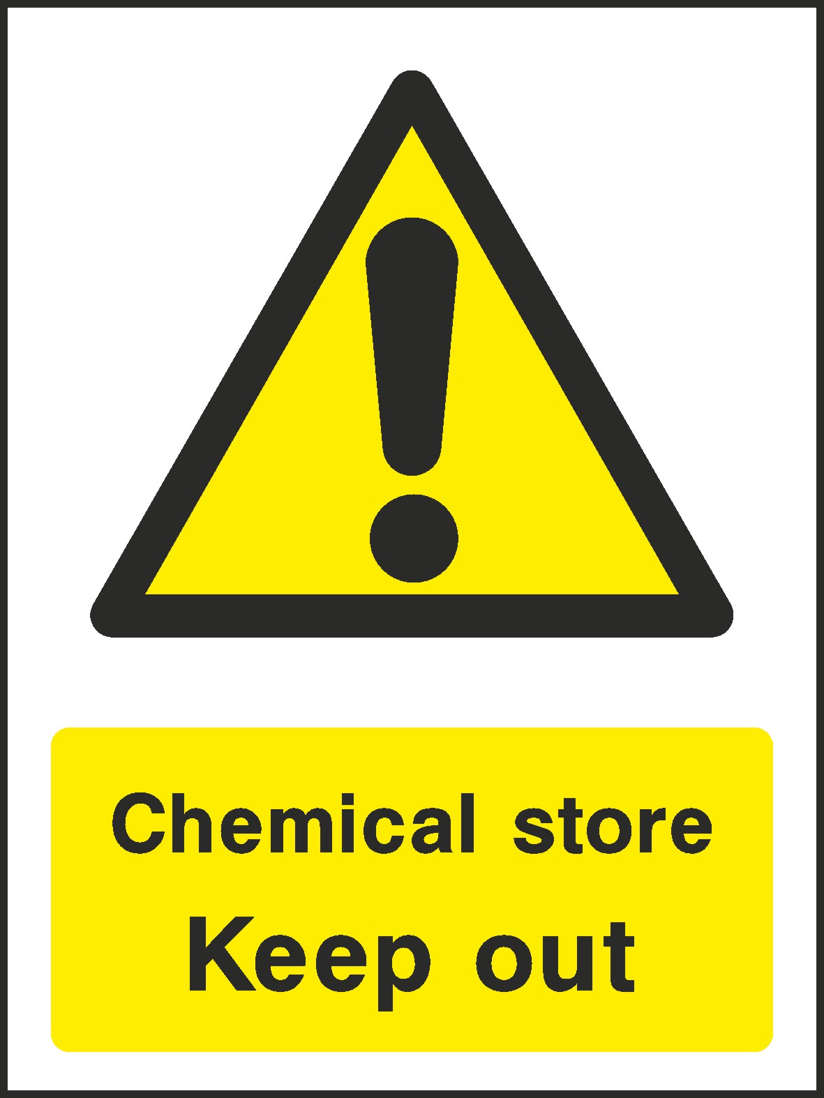 Chemical Store Signs and Stickers