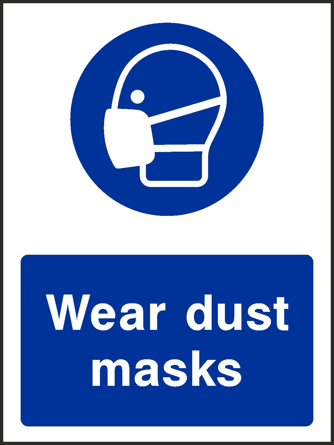 Wear Dust Mask Signs and Stickers