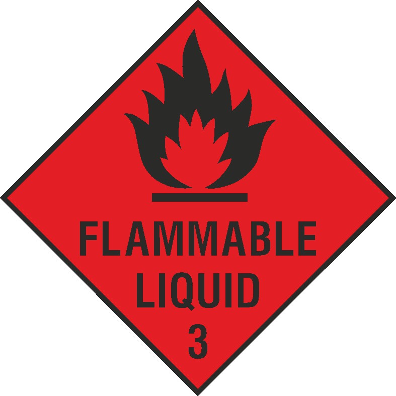 Flammable Liquid Signs and Stickers