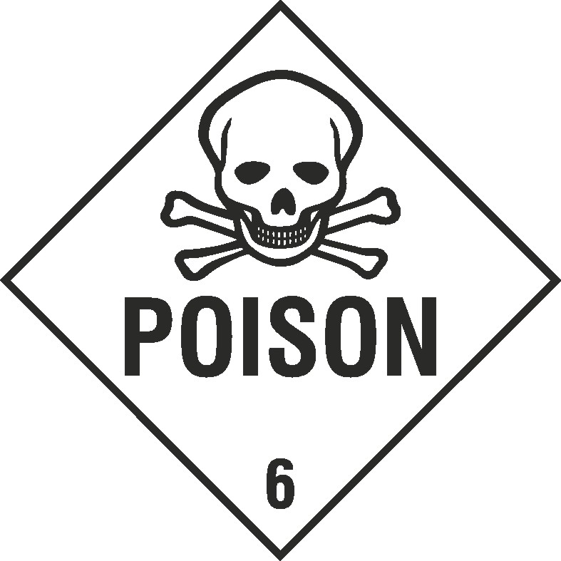 Poison Signs and Stickers