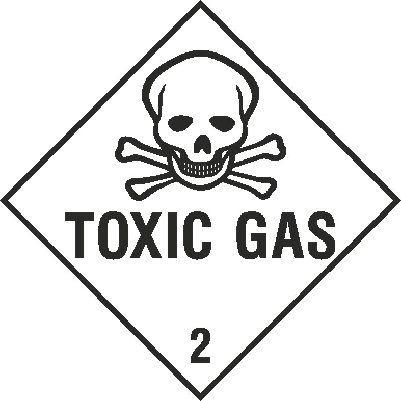Toxic Gas Signs and Stickers