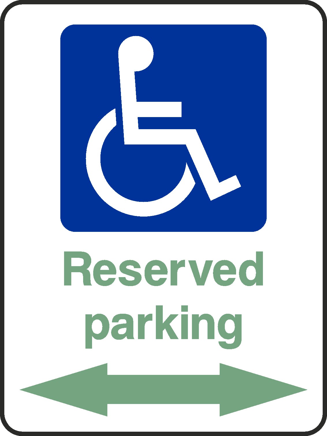 Reserved Parking Signs and Stickers