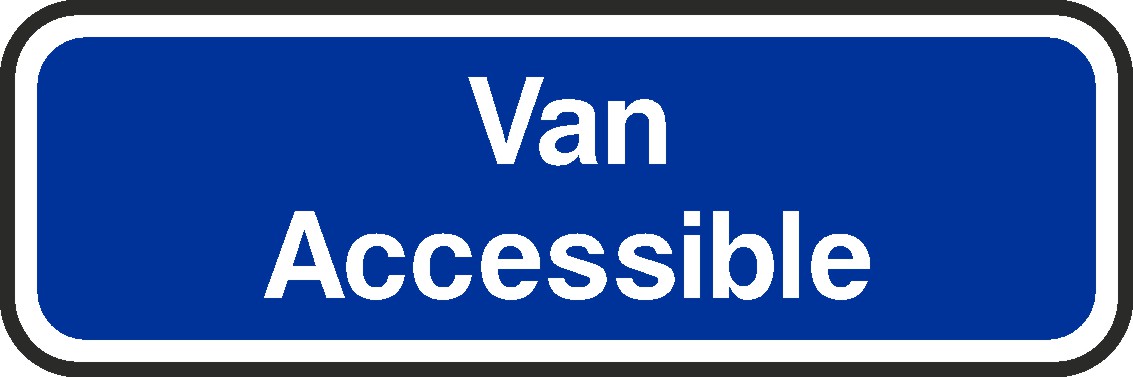 Van Accessible Signs and Stickers