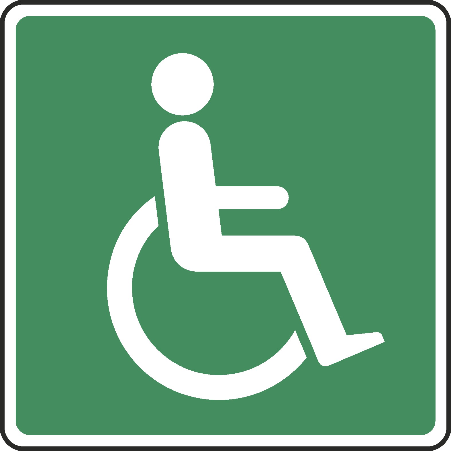 Wheelchair Signs and Stickers