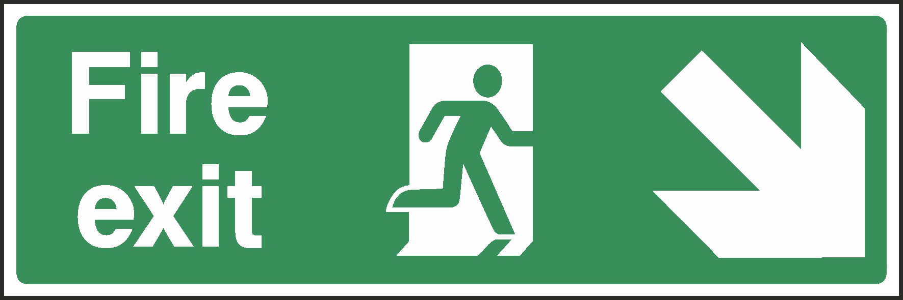 Fire Exit Signs and Stickers