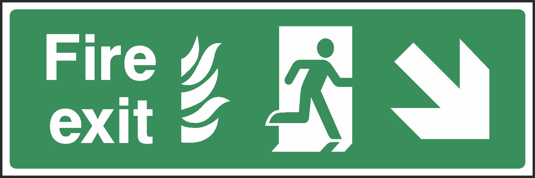 Fire Exit Signs and Stickers