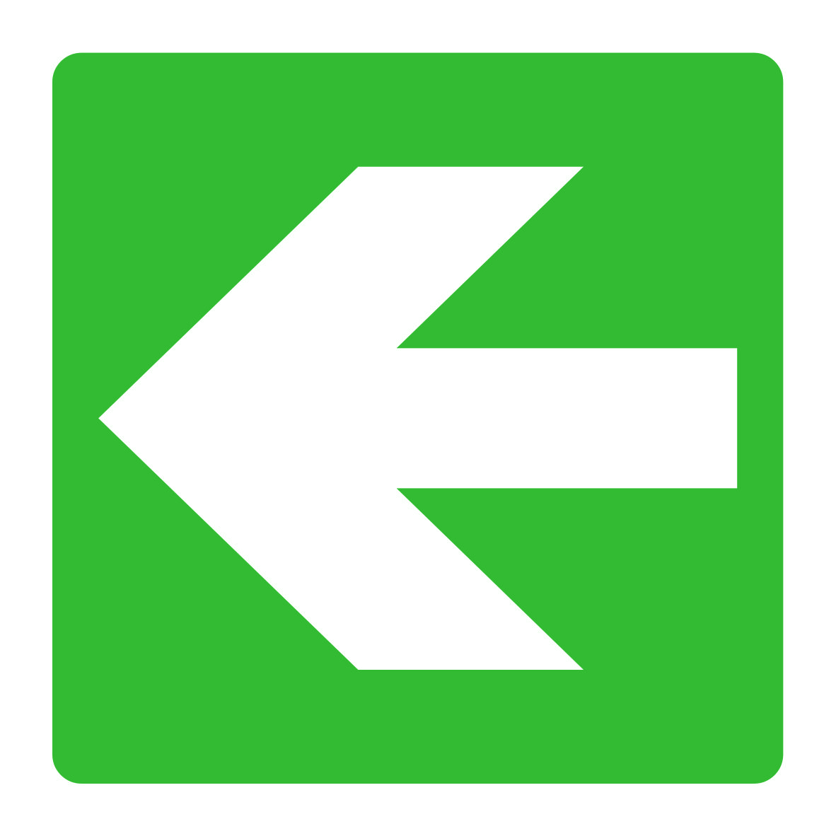 Emergency Escape This Way Signs and Stickers