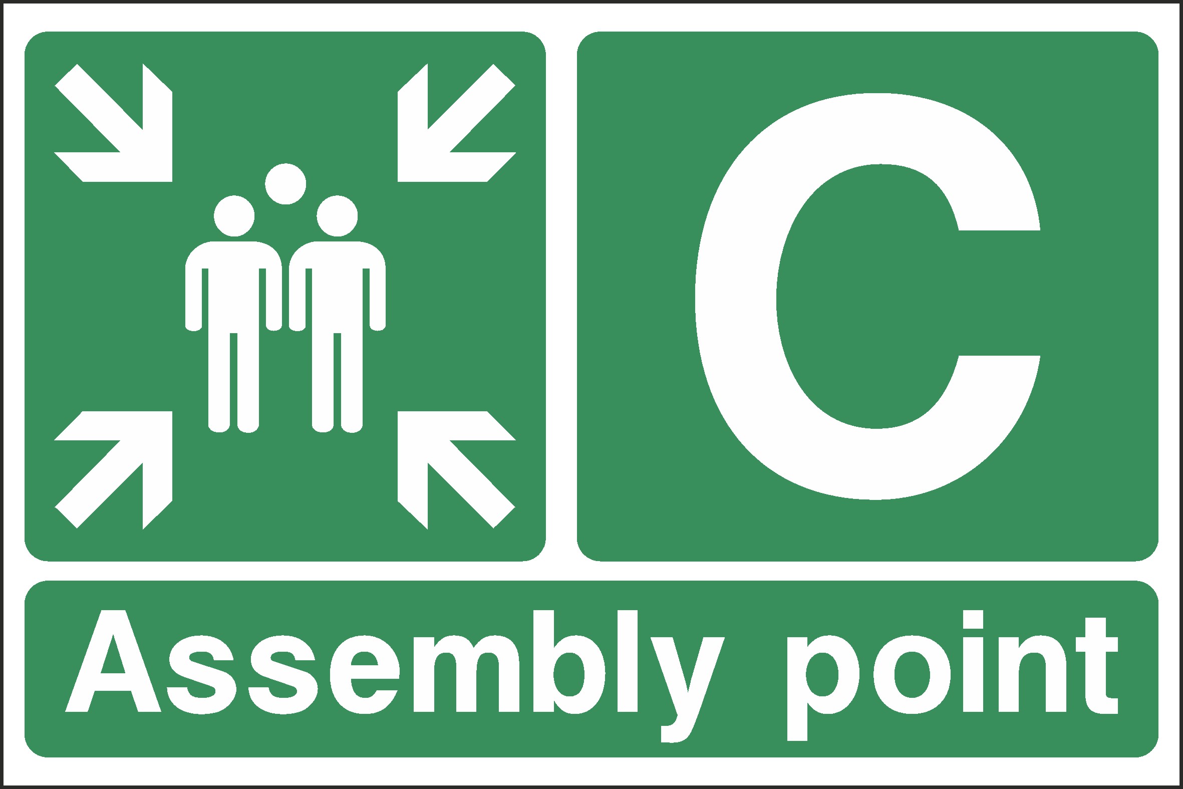 Fire Assembly Point Signs and Stickers