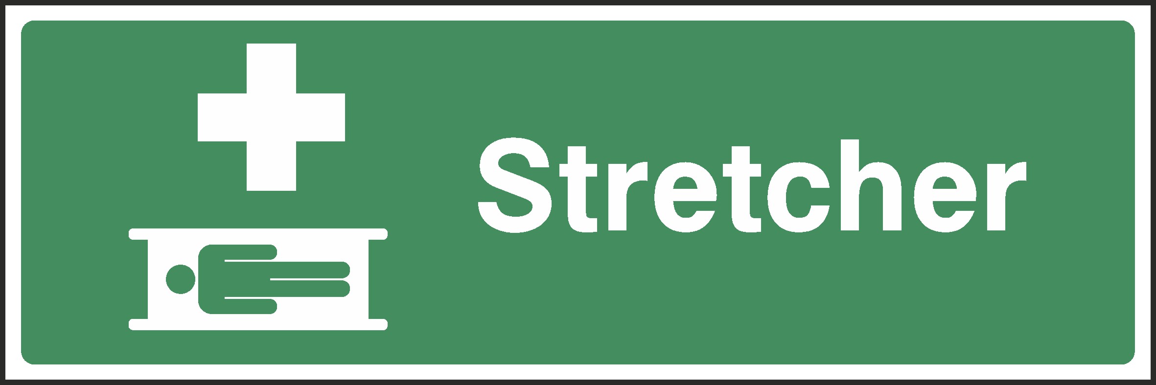 First Aid Stretcher Signs and Stickers