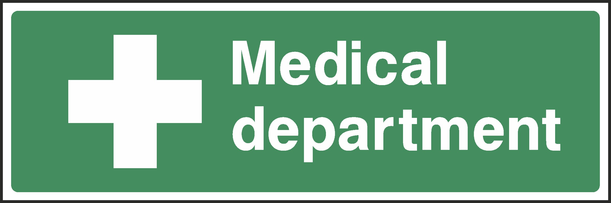 Medical Department Signs and Stickers