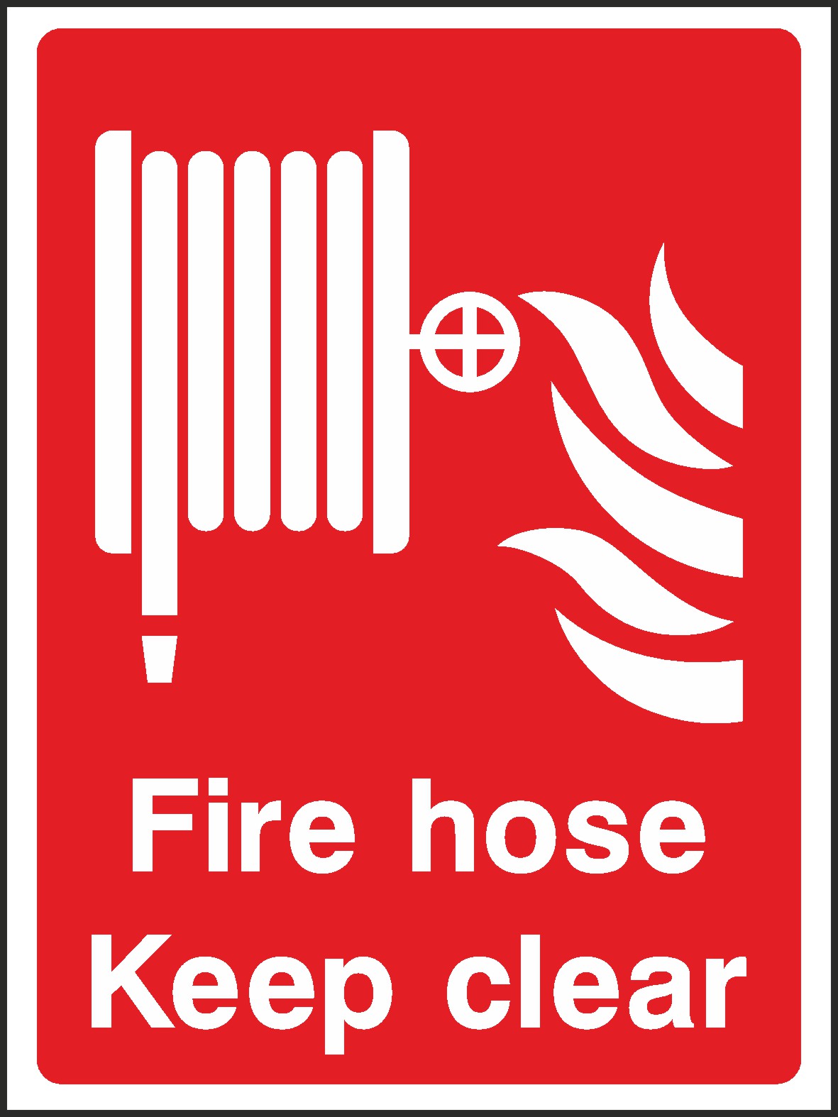 Fire Hose Signs and Stickers
