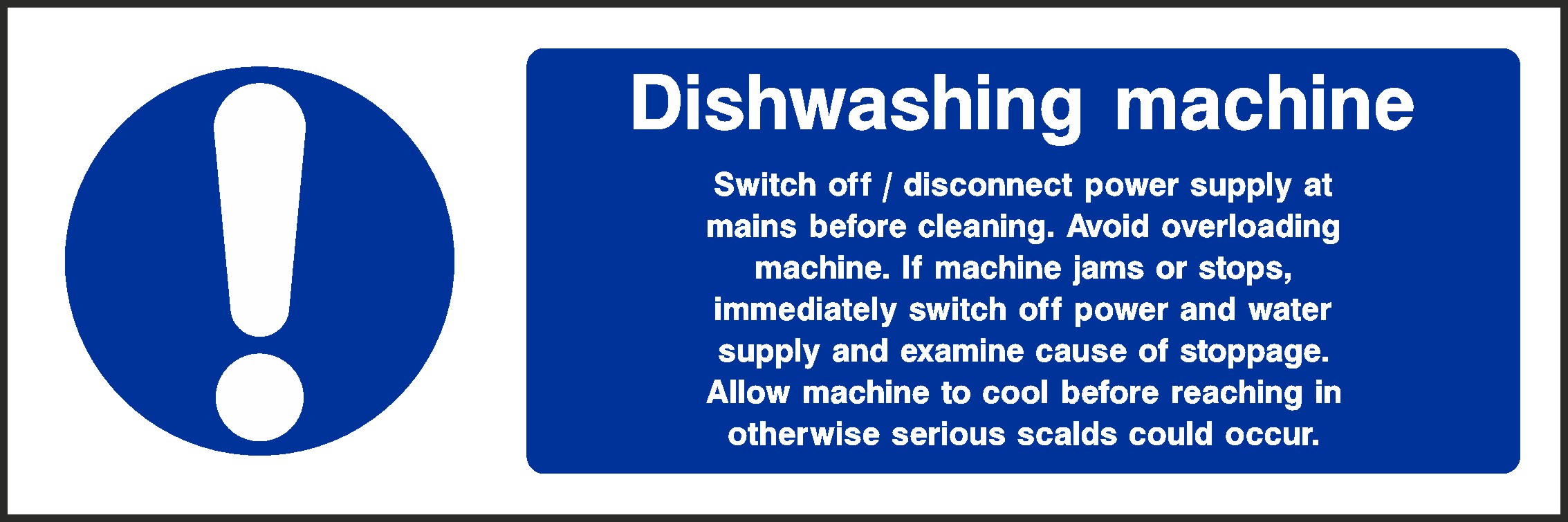 Dishwasher Signs and Stickers