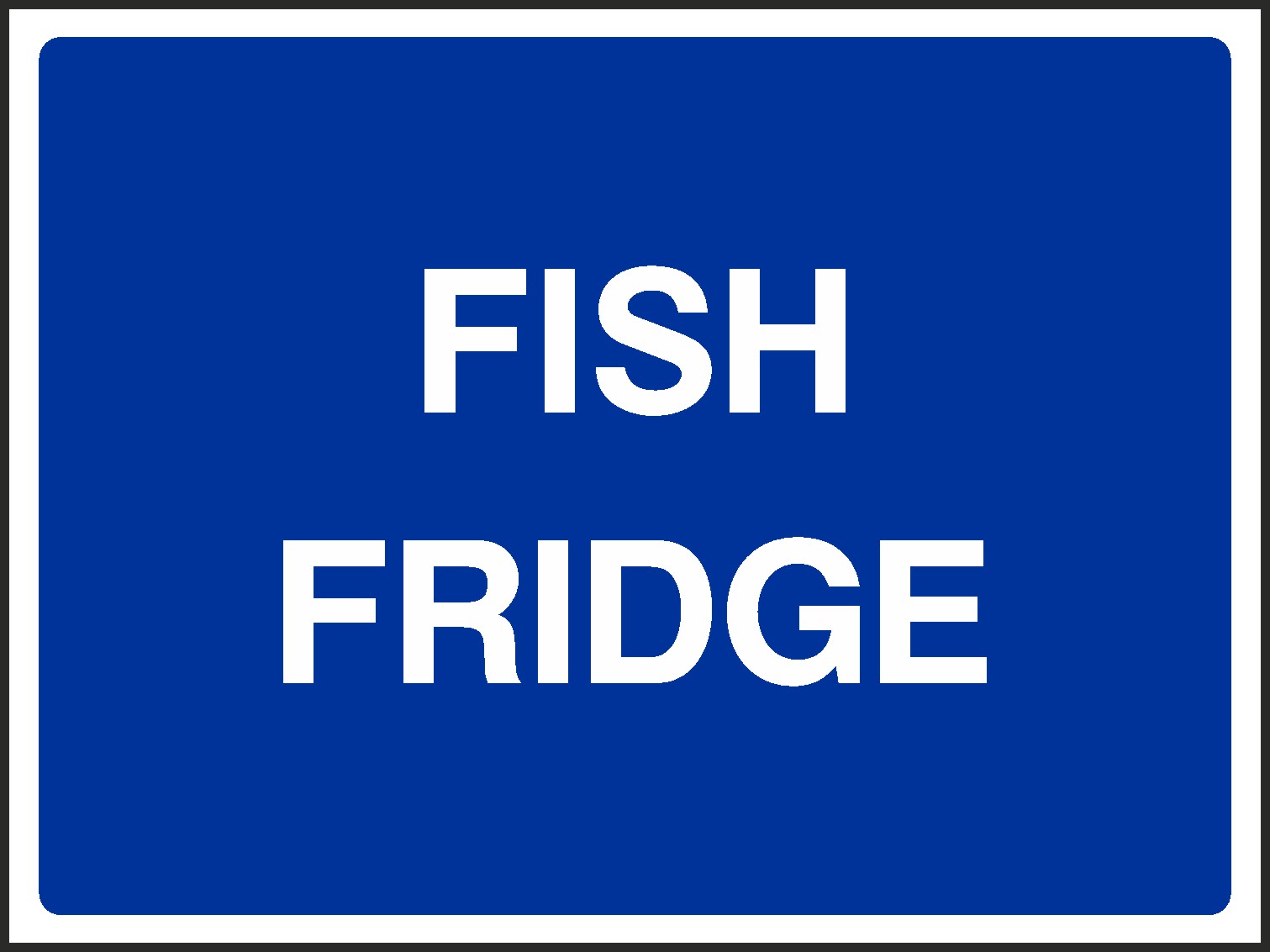 Fish Fridge Signs and Stickers