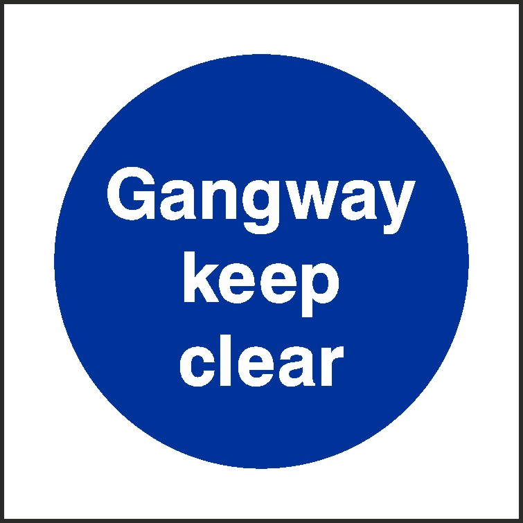 Keep Clear Signs and Stickers