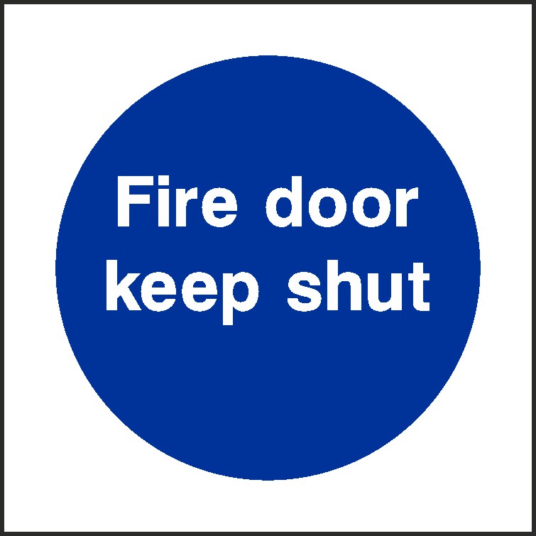Fire Door Keep Shut Signs and Stickers