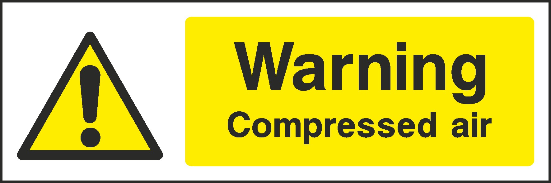 Compressed Air Signs and Stickers