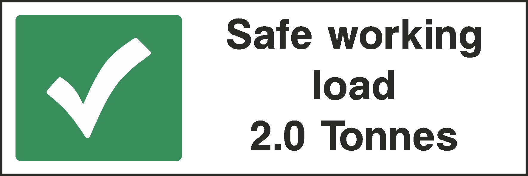 Safe Working Load Signs and Stickers