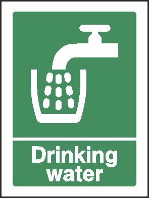 Drinking Water Signs and Stickers
