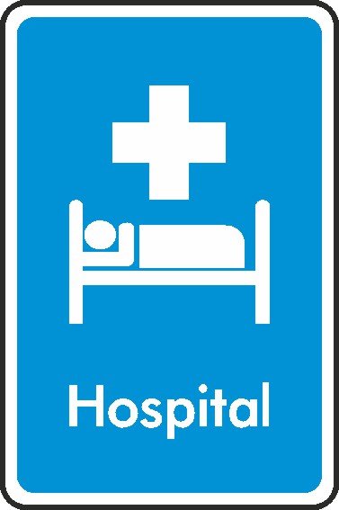 Hospital Signs and Stickers