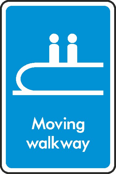 Moving Walkway Signs and Stickers